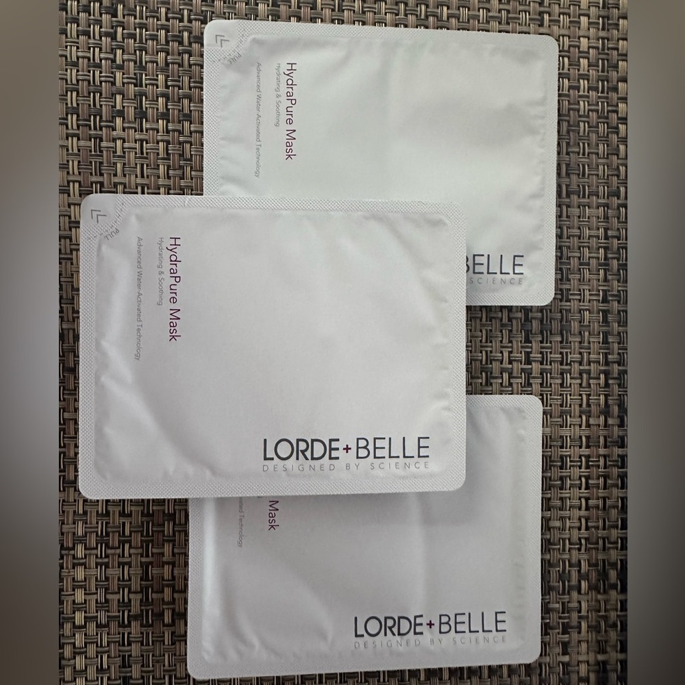 LORDE + BELLE HYDRAPURE MASKS SET OF 3